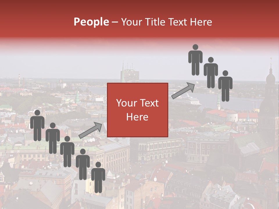 Bird's-Eye View Of Old Town (Riga, Latvia) PowerPoint Template