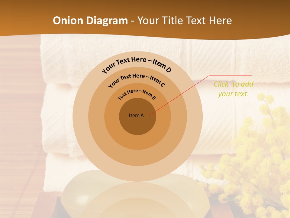 A Bunch Of Towels Sitting On Top Of A Wooden Table PowerPoint Template