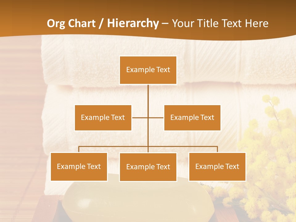 A Bunch Of Towels Sitting On Top Of A Wooden Table PowerPoint Template