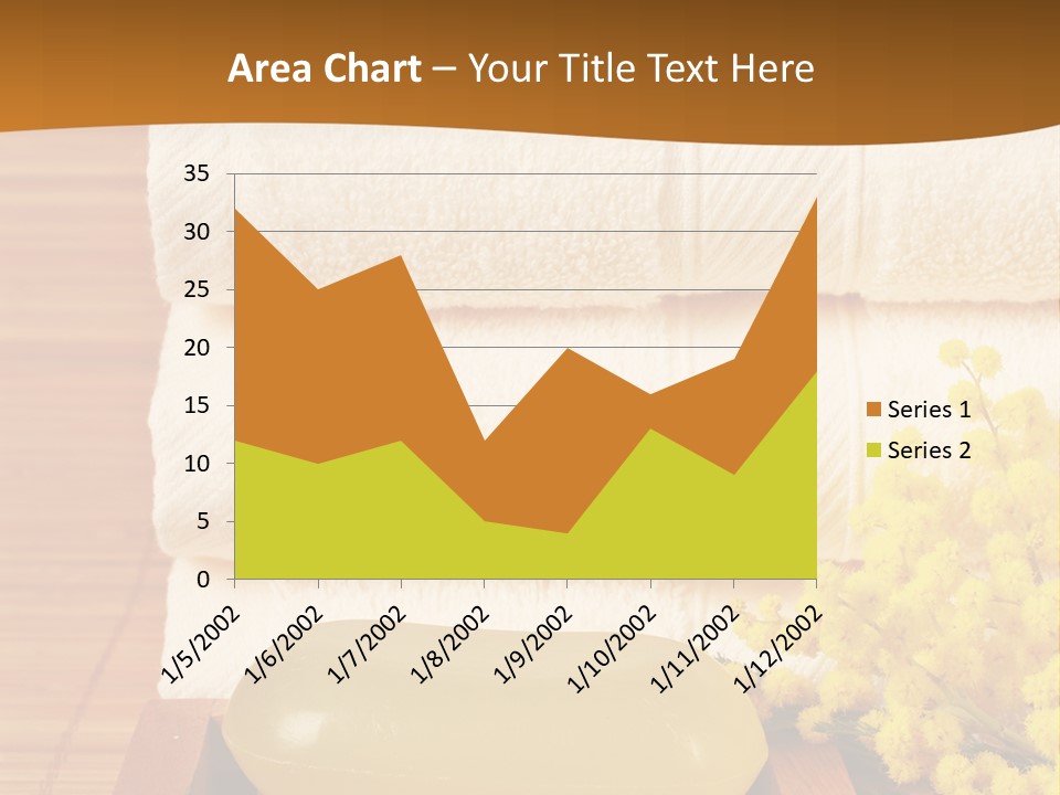 A Bunch Of Towels Sitting On Top Of A Wooden Table PowerPoint Template