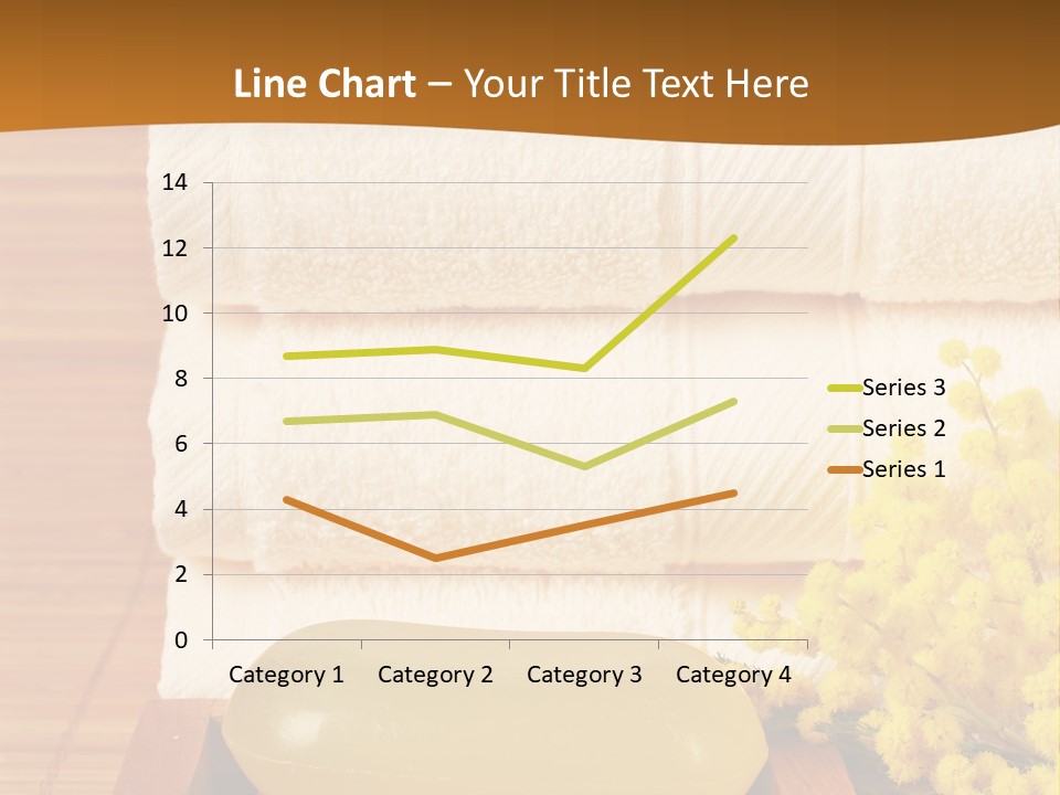 A Bunch Of Towels Sitting On Top Of A Wooden Table PowerPoint Template