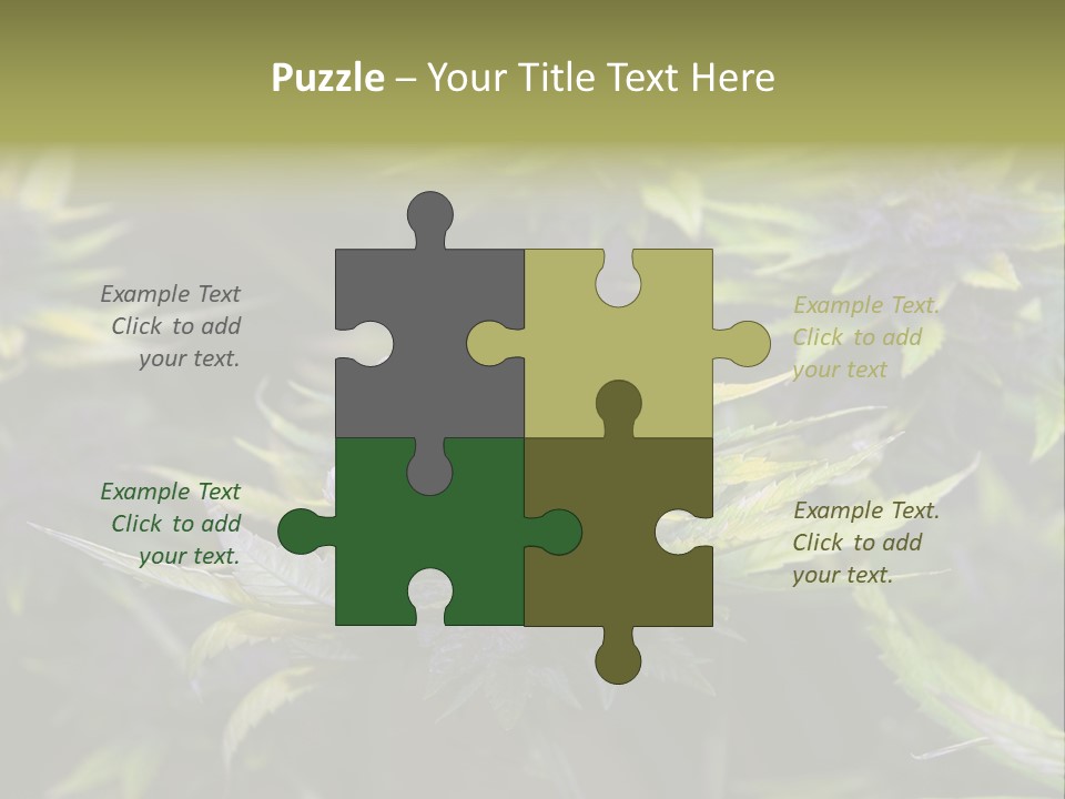 A Bunch Of Purple Flowers With Green Leaves PowerPoint Template