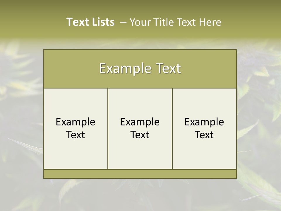 A Bunch Of Purple Flowers With Green Leaves PowerPoint Template