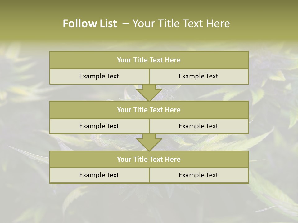 A Bunch Of Purple Flowers With Green Leaves PowerPoint Template