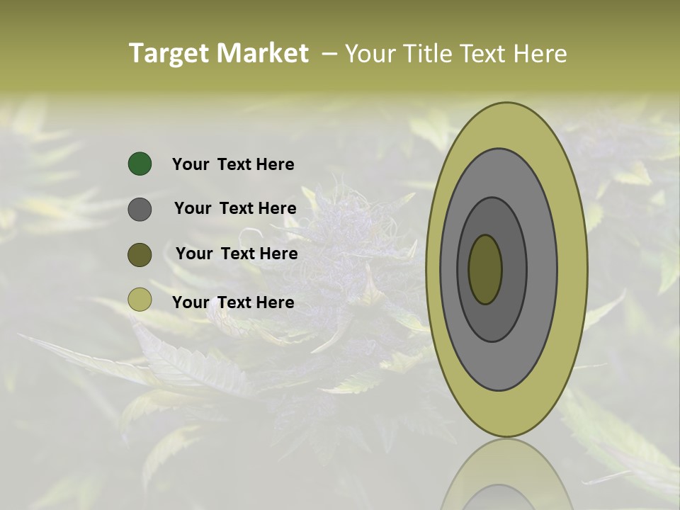 A Bunch Of Purple Flowers With Green Leaves PowerPoint Template