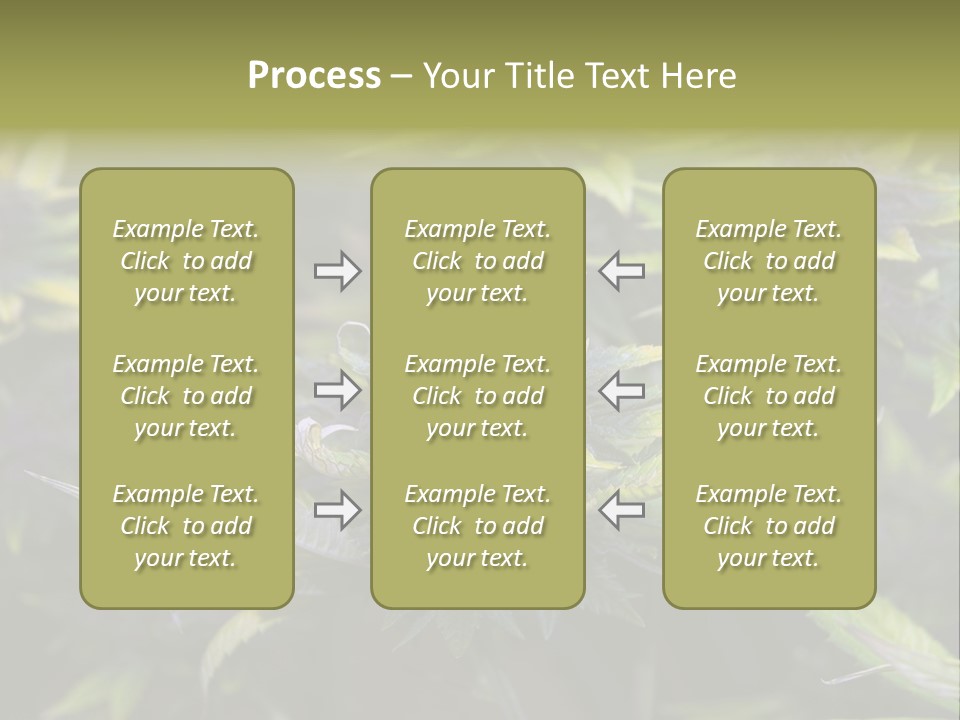 A Bunch Of Purple Flowers With Green Leaves PowerPoint Template