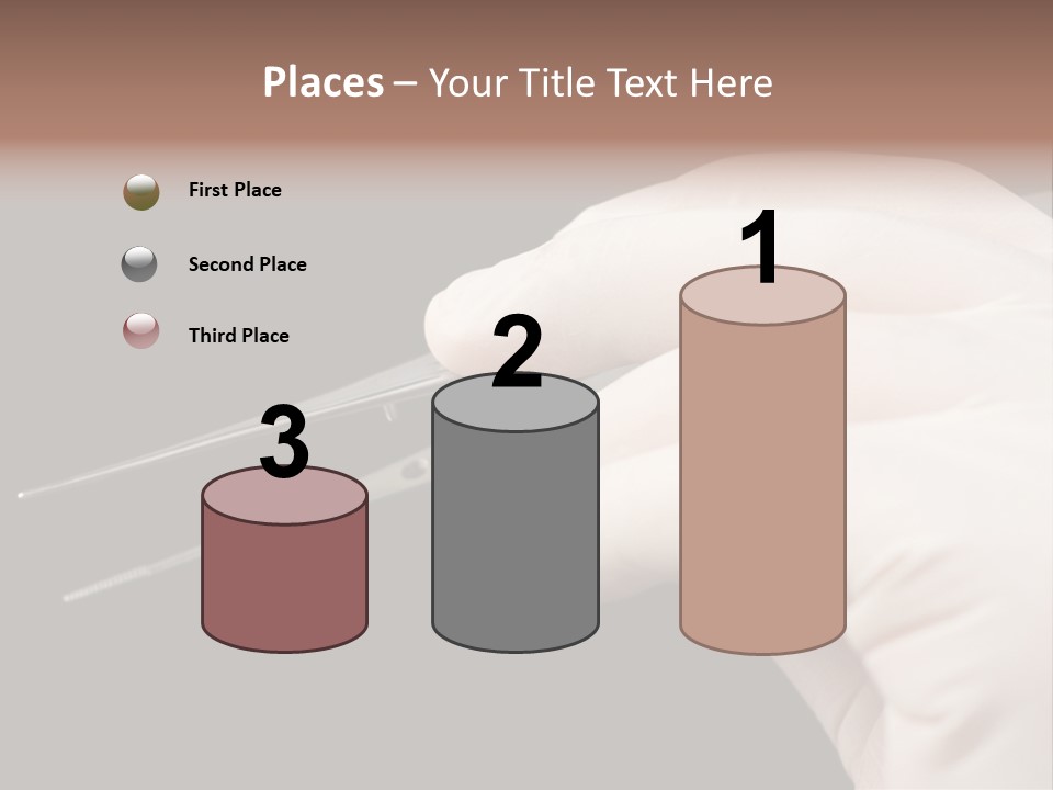 Tweezers Against Black Background PowerPoint Template