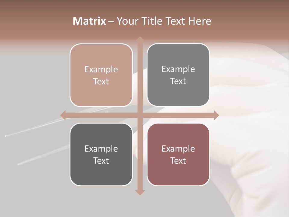 Tweezers Against Black Background PowerPoint Template