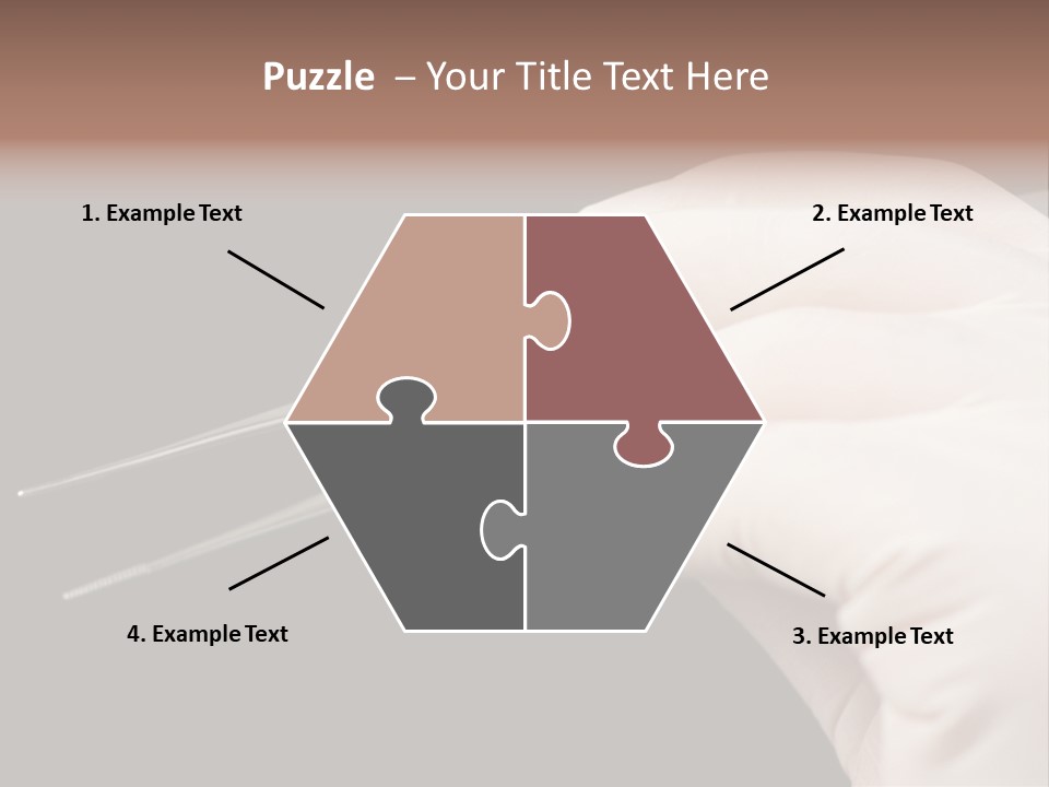 Tweezers Against Black Background PowerPoint Template