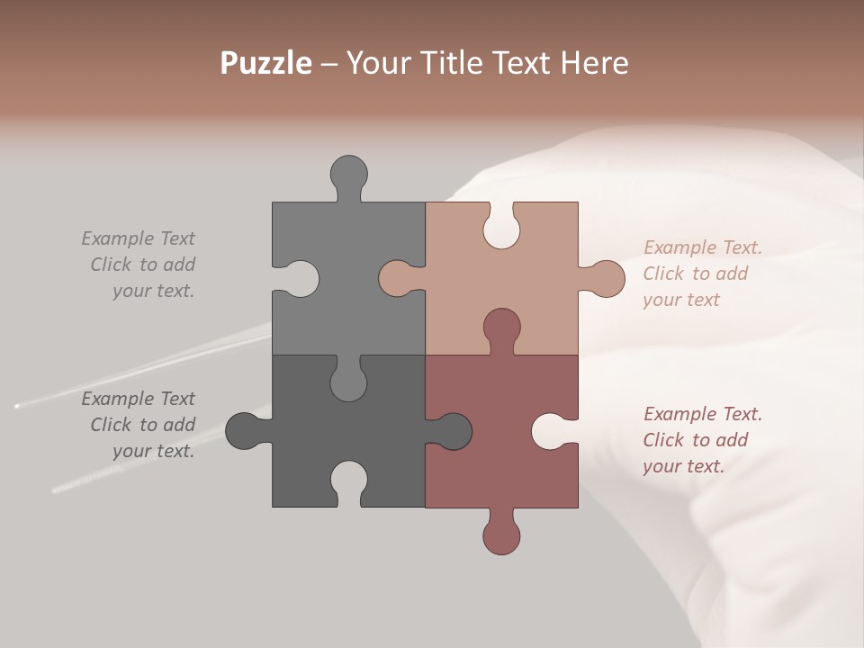 Tweezers Against Black Background PowerPoint Template