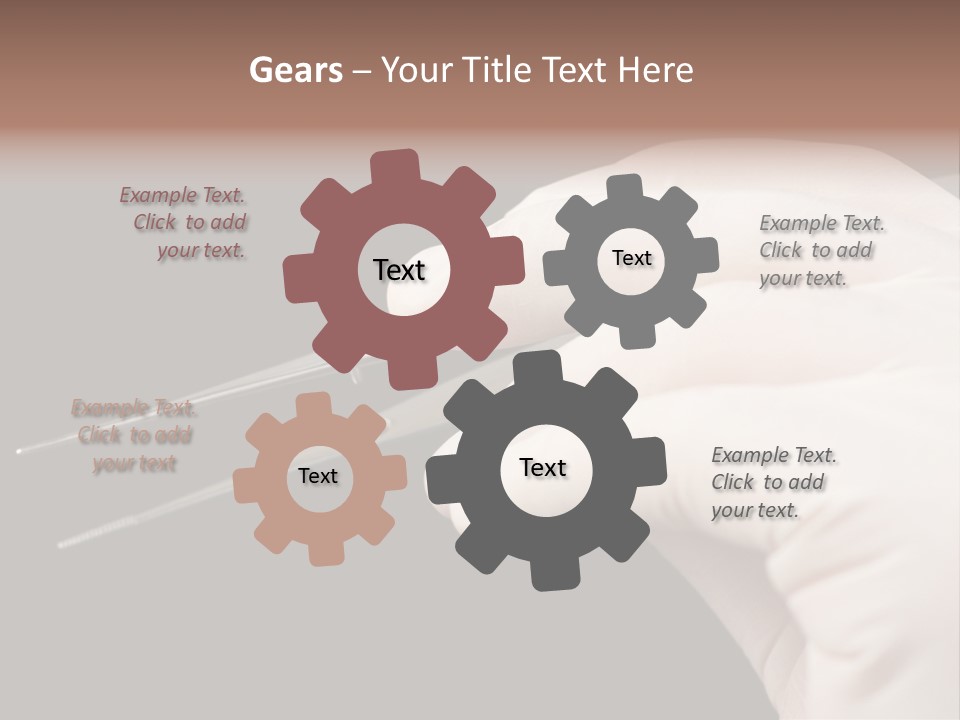 Tweezers Against Black Background PowerPoint Template