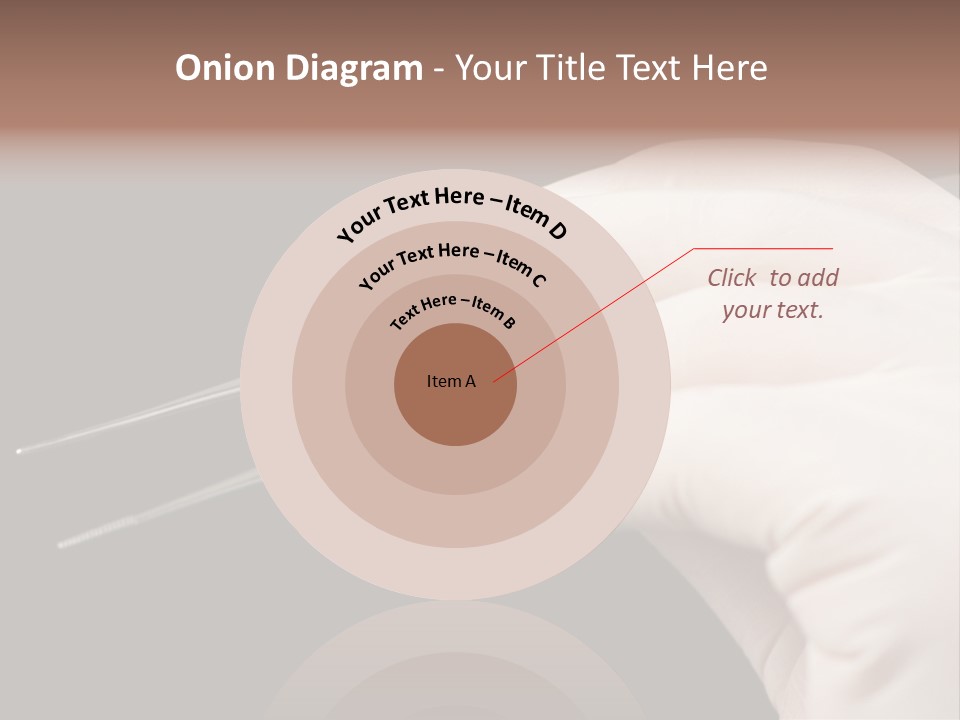 Tweezers Against Black Background PowerPoint Template