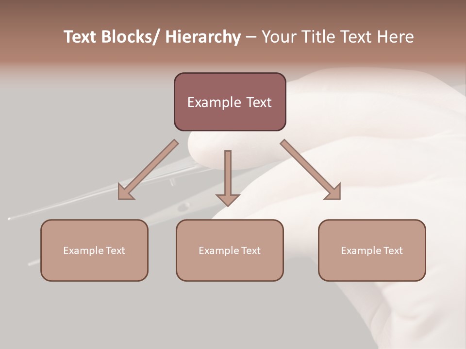 Tweezers Against Black Background PowerPoint Template