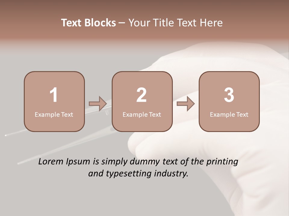 Tweezers Against Black Background PowerPoint Template