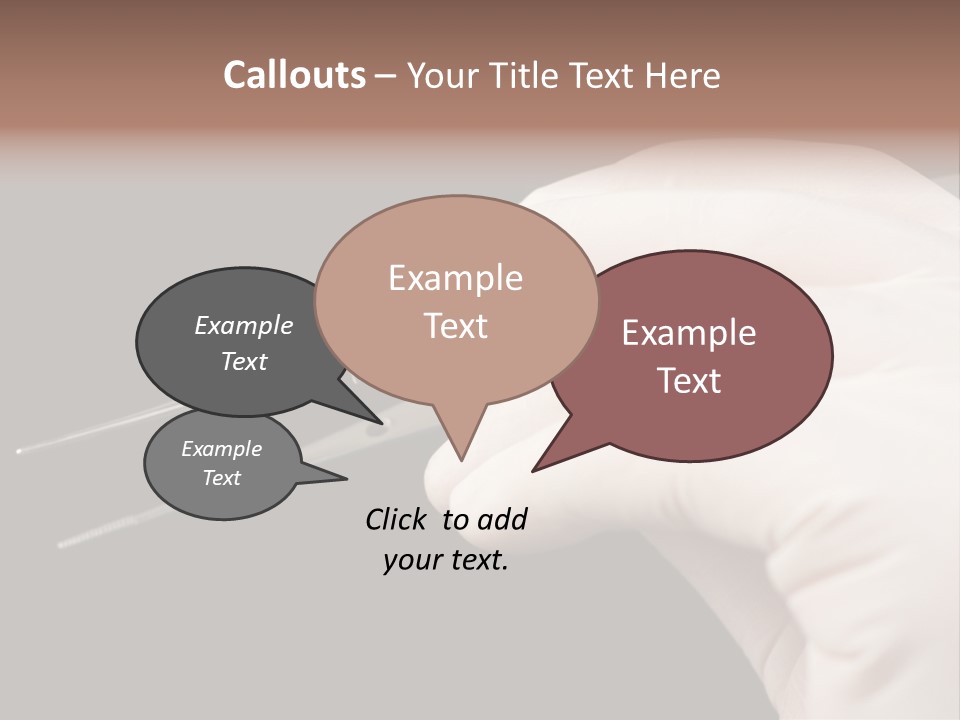 Tweezers Against Black Background PowerPoint Template