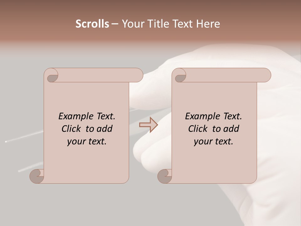 Tweezers Against Black Background PowerPoint Template