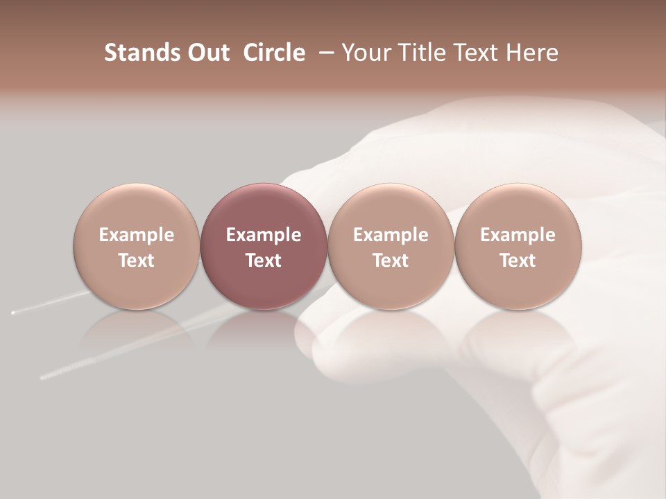 Tweezers Against Black Background PowerPoint Template