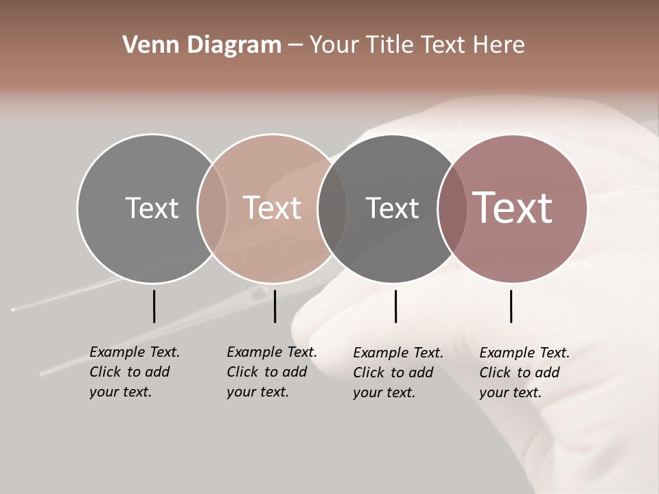 Tweezers Against Black Background PowerPoint Template