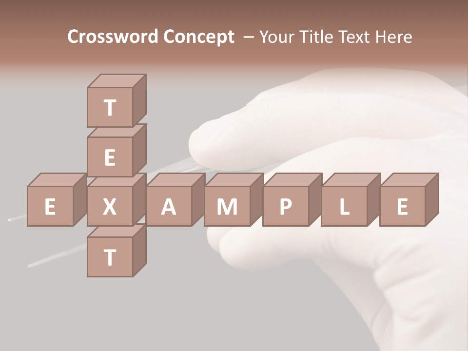 Tweezers Against Black Background PowerPoint Template