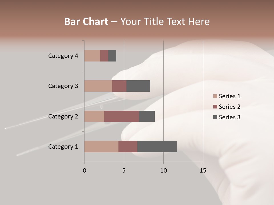 Tweezers Against Black Background PowerPoint Template