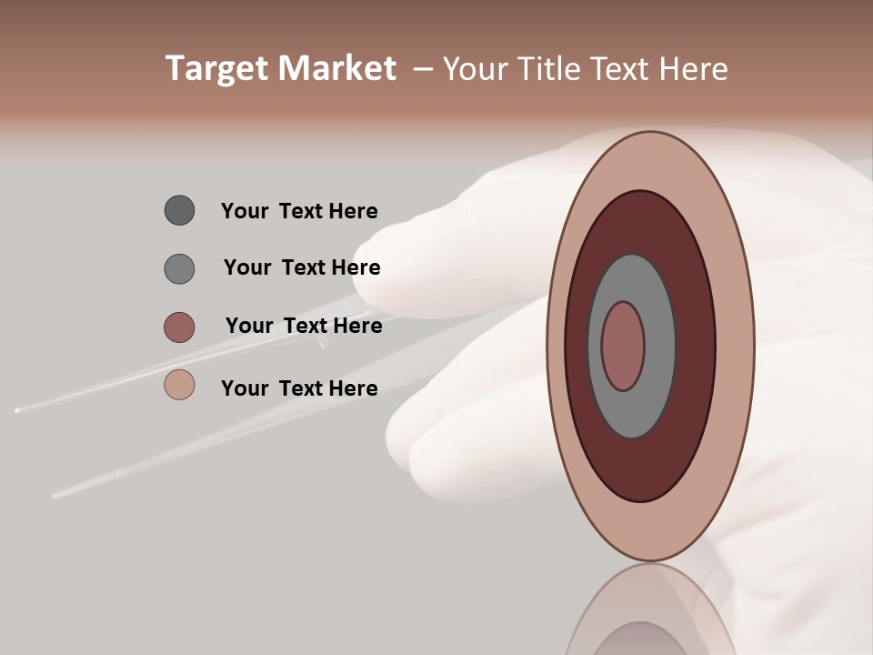 Tweezers Against Black Background PowerPoint Template