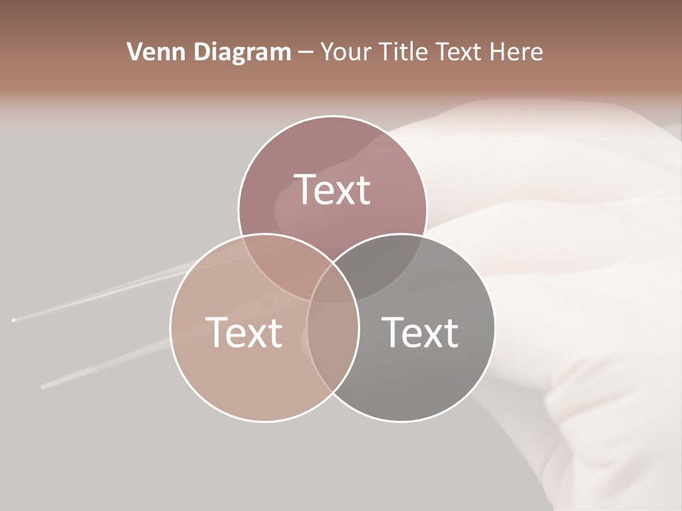 Tweezers Against Black Background PowerPoint Template