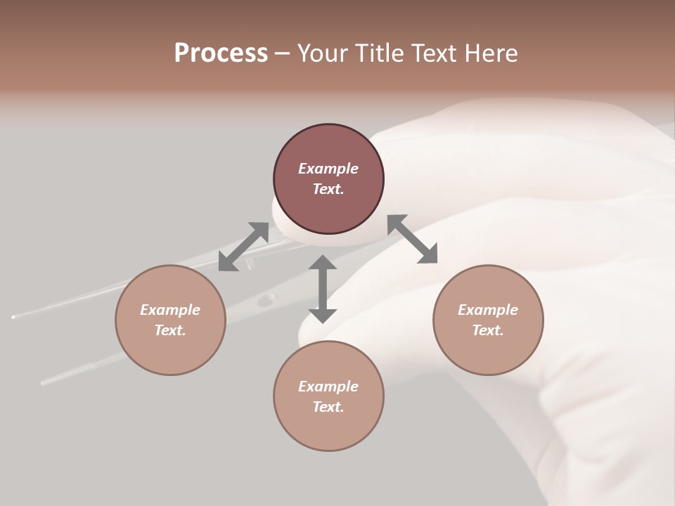 Tweezers Against Black Background PowerPoint Template