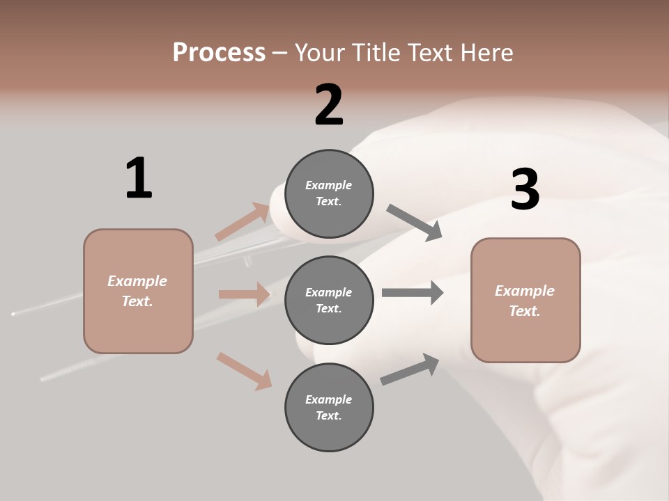 Tweezers Against Black Background PowerPoint Template