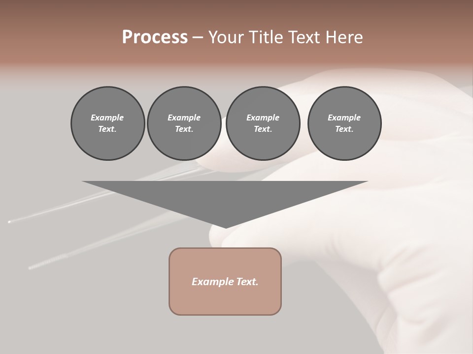 Tweezers Against Black Background PowerPoint Template