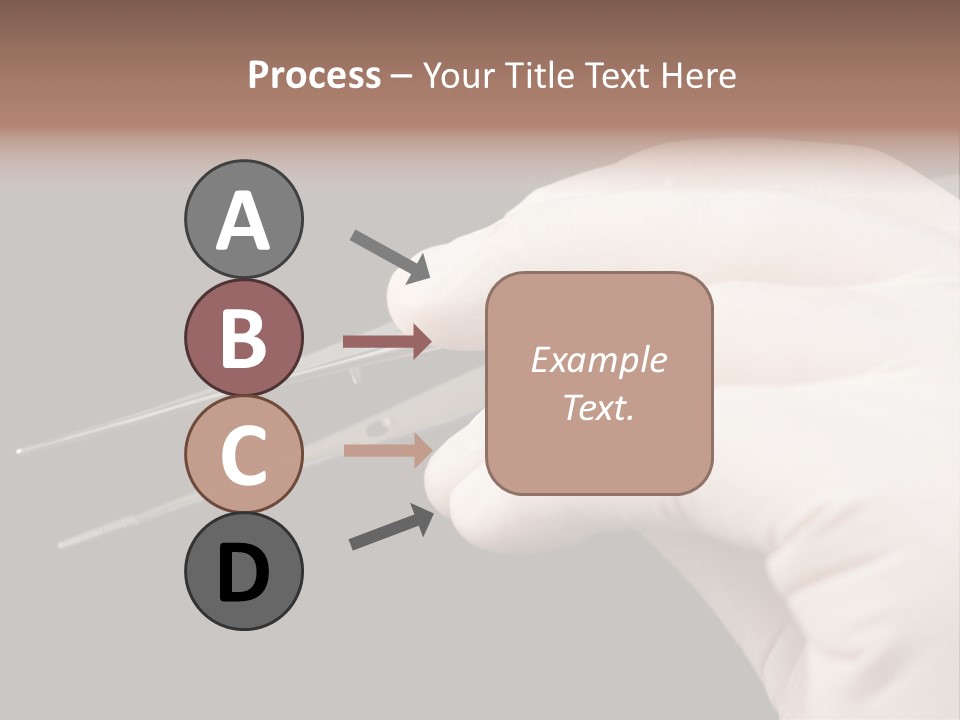 Tweezers Against Black Background PowerPoint Template