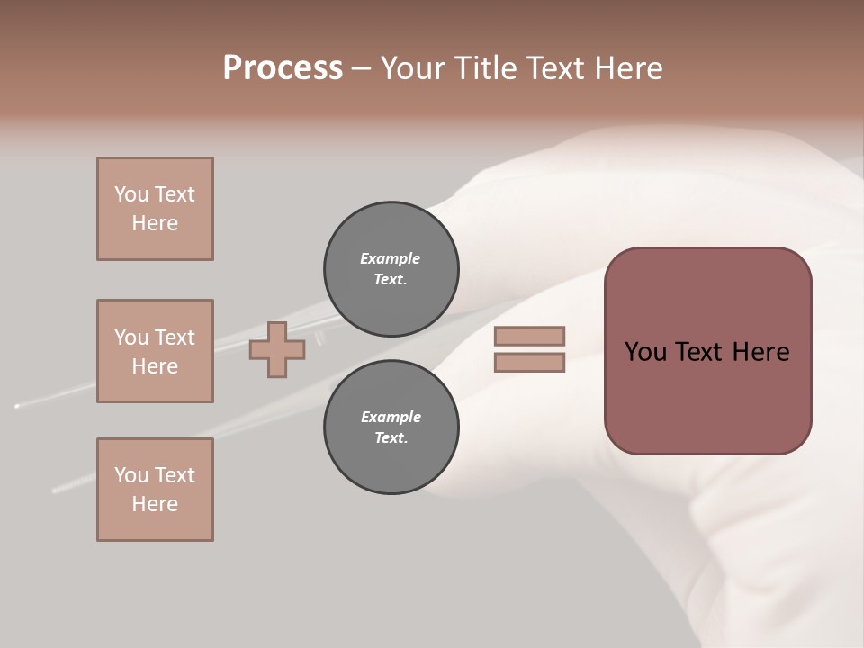 Tweezers Against Black Background PowerPoint Template