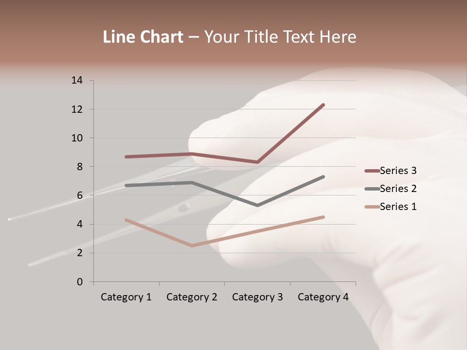 Tweezers Against Black Background PowerPoint Template