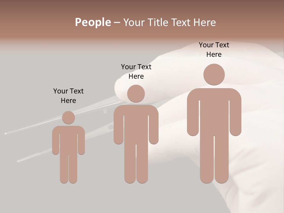 Tweezers Against Black Background PowerPoint Template