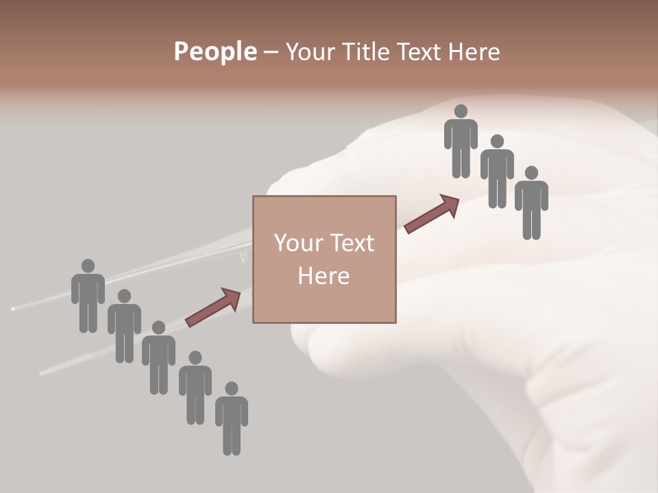 Tweezers Against Black Background PowerPoint Template