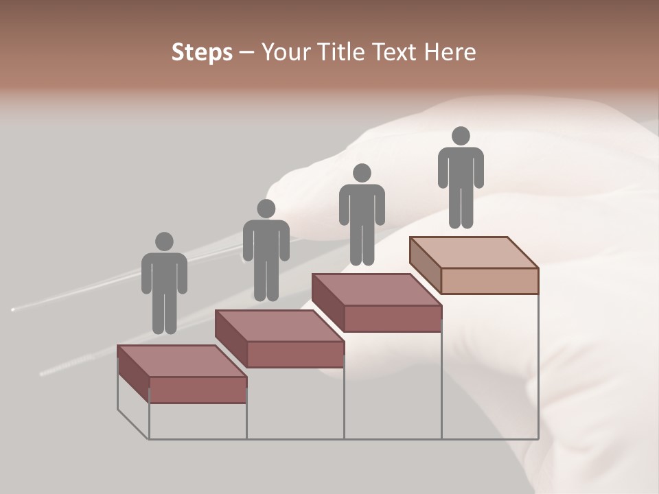 Tweezers Against Black Background PowerPoint Template