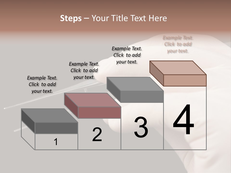Tweezers Against Black Background PowerPoint Template