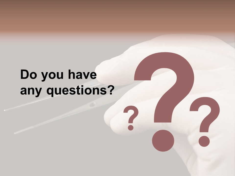 Tweezers Against Black Background PowerPoint Template