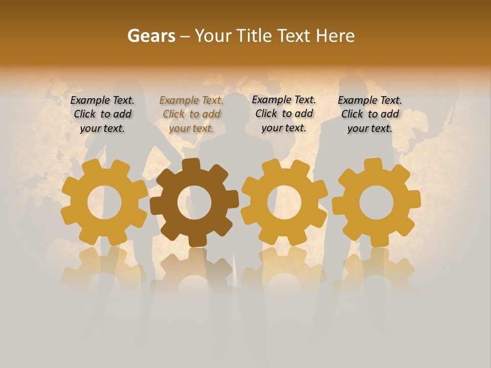 Business People Silhouettes And World Map On Paper Texture. Ma Traced Http://Www.lib.utex As.edu/Maps/World_M Aps/World_Pol02.Jpg Their Copyright Http://Www.lib.utex As.edu/Maps/Faq.htm L#3.Html PowerPoint Template