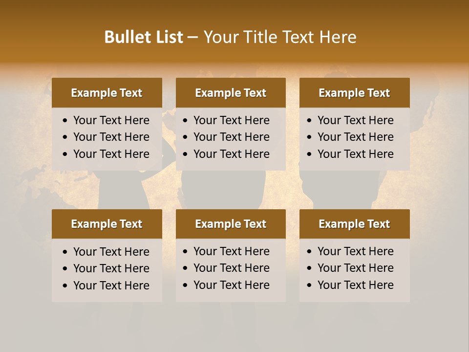 Business People Silhouettes And World Map On Paper Texture. Ma Traced Http://Www.lib.utex As.edu/Maps/World_M Aps/World_Pol02.Jpg Their Copyright Http://Www.lib.utex As.edu/Maps/Faq.htm L#3.Html PowerPoint Template