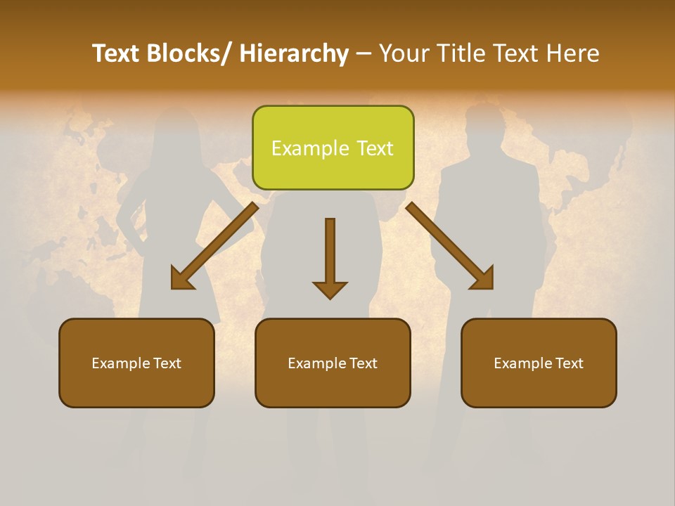 Business People Silhouettes And World Map On Paper Texture. Ma Traced Http://Www.lib.utex As.edu/Maps/World_M Aps/World_Pol02.Jpg Their Copyright Http://Www.lib.utex As.edu/Maps/Faq.htm L#3.Html PowerPoint Template