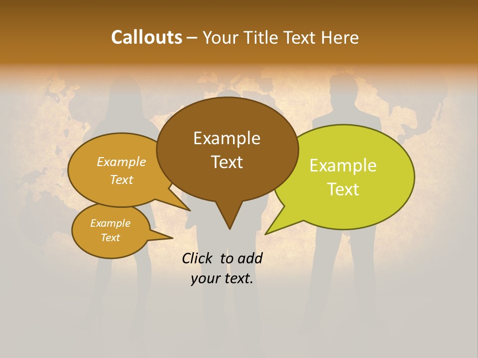 Business People Silhouettes And World Map On Paper Texture. Ma Traced Http://Www.lib.utex As.edu/Maps/World_M Aps/World_Pol02.Jpg Their Copyright Http://Www.lib.utex As.edu/Maps/Faq.htm L#3.Html PowerPoint Template