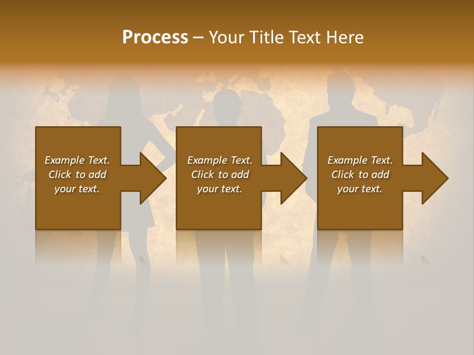 Business People Silhouettes And World Map On Paper Texture. Ma Traced Http://Www.lib.utex As.edu/Maps/World_M Aps/World_Pol02.Jpg Their Copyright Http://Www.lib.utex As.edu/Maps/Faq.htm L#3.Html PowerPoint Template