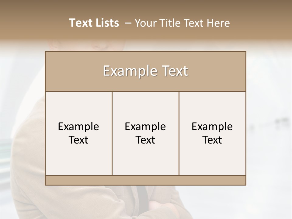 Colonial Red House With Swimming Pool PowerPoint Template