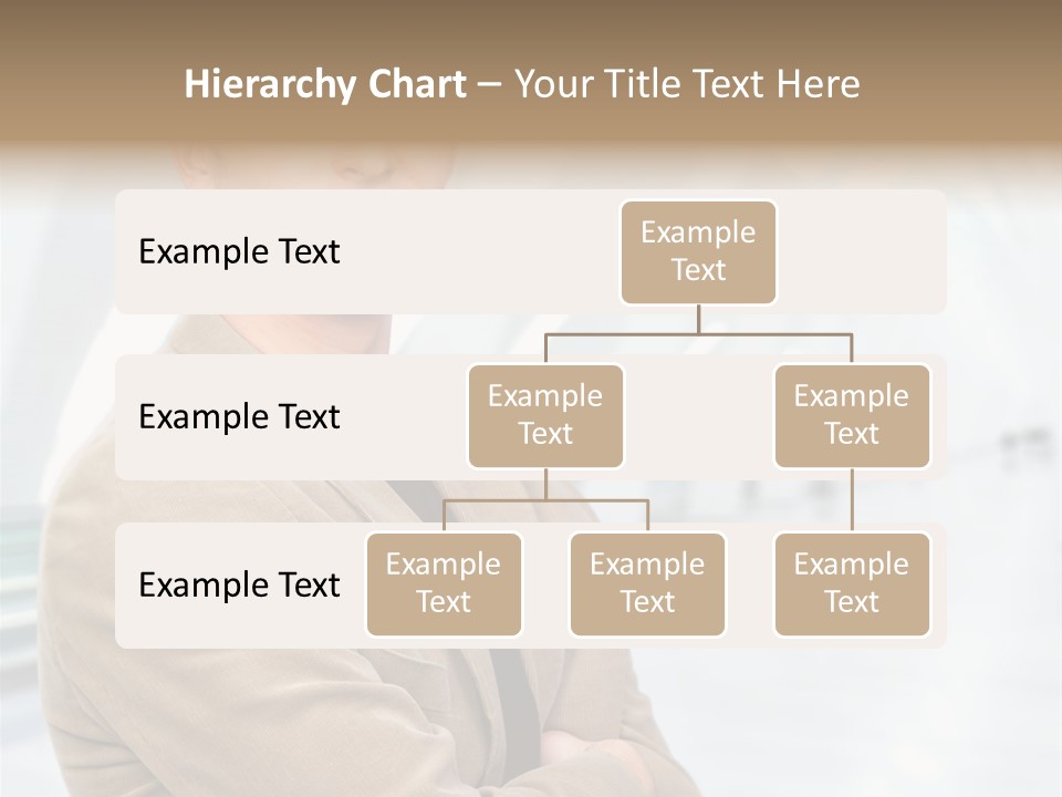 Colonial Red House With Swimming Pool PowerPoint Template
