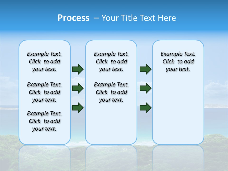 Gorgeous Beach On Wilsons Prom PowerPoint Template