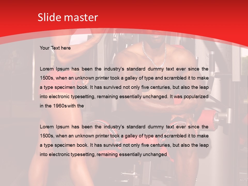 Bodybuilders PowerPoint Template