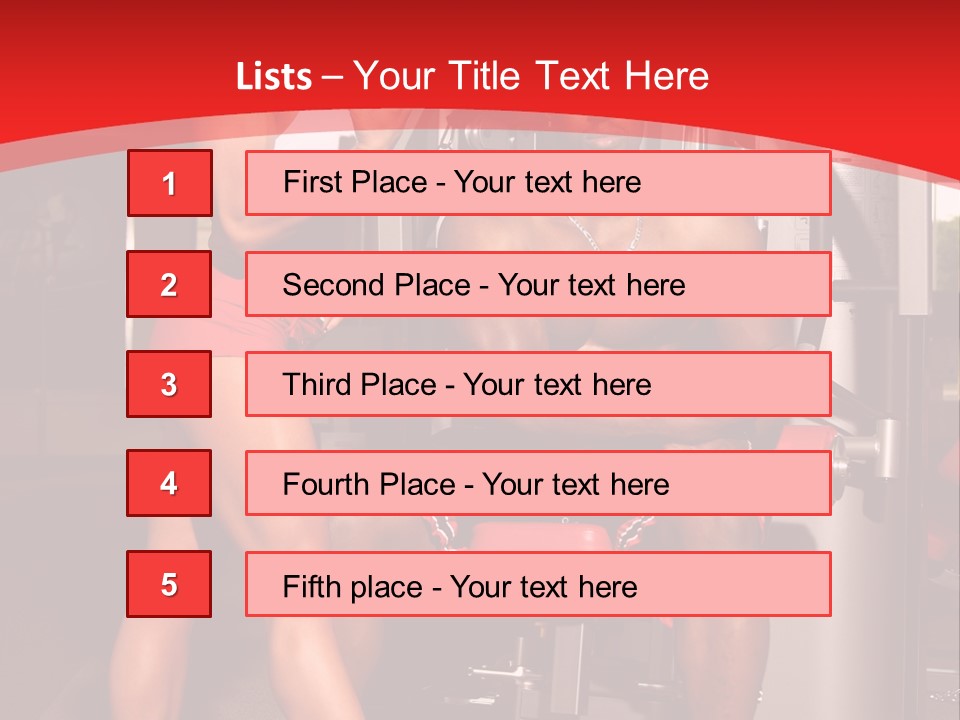 Bodybuilders PowerPoint Template