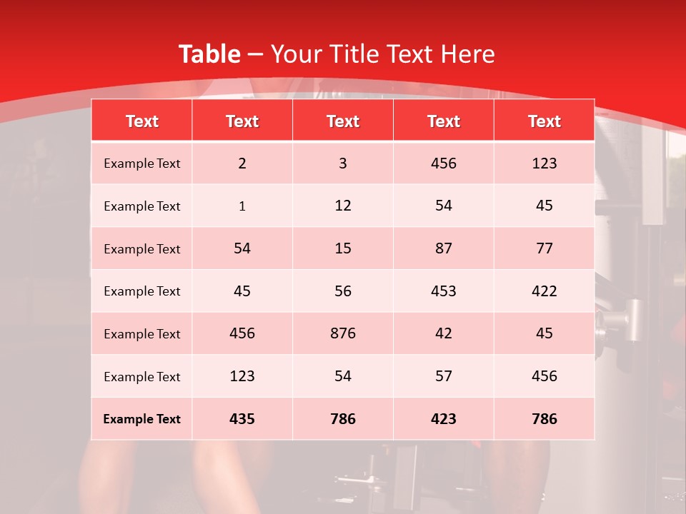 Bodybuilders PowerPoint Template