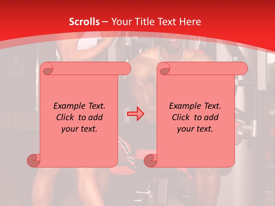 Bodybuilders PowerPoint Template