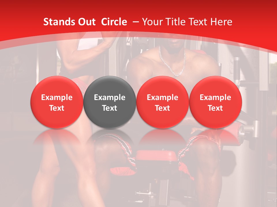 Bodybuilders PowerPoint Template